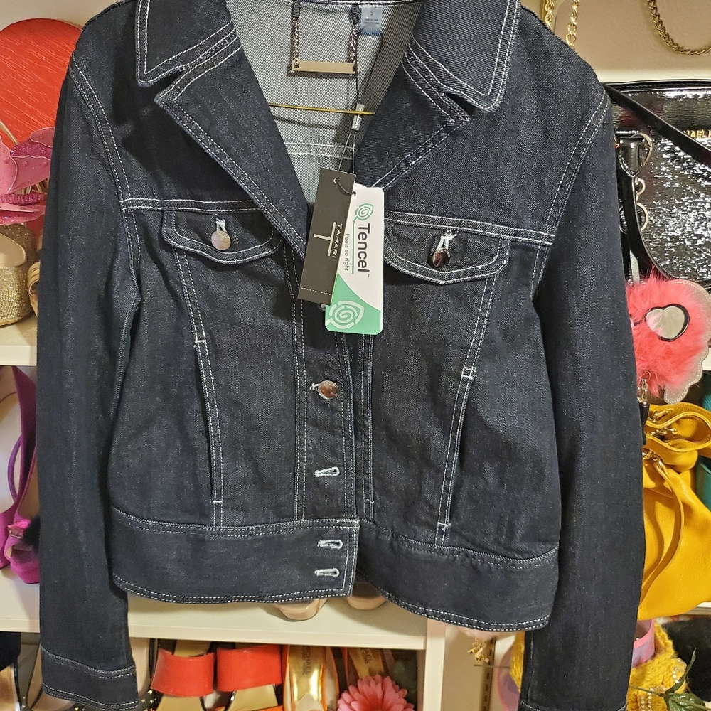 Tahari denim jacket